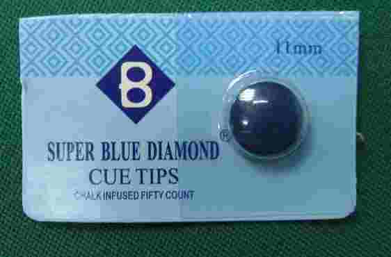 Наклейка для кия SUPER BLUE DIAMOND 11 мм M 1 шт. (скидка 50%)