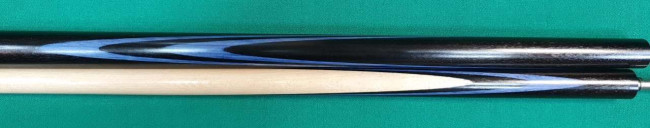 чёрный граб с синим