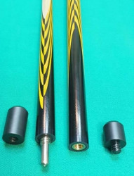 Кий «Каюков Колосок» Черный граб, гравировка 