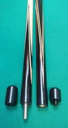 Кий «Каюков Мастер» Чёрный граб/ белый граб, гравировка 