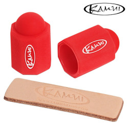 НАБОР ДЛЯ ЗАЩИТЫ БИЛЬЯРДНОЙ НАКЛЕЙКИ KAMUI TIP PROTECTOR +TIP BURNISHER 11.75-14 ММ красный- фото