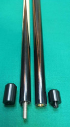 Кий «Каюков Мастер» Чёрный граб/ Ипе , гравировка 